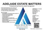 Adelaide Estate Matters Adelaide Estate Matters